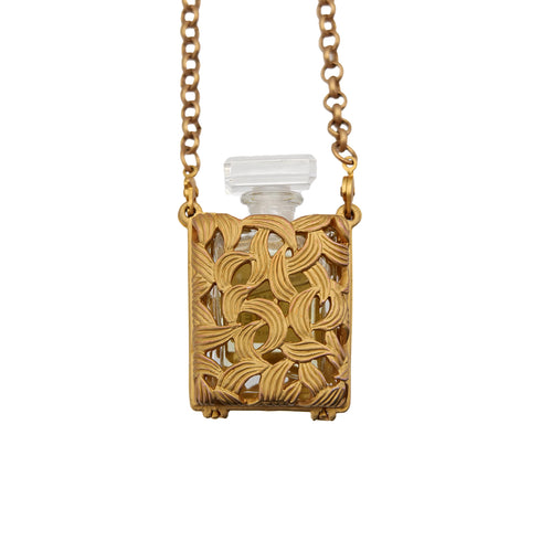 CHANEL VINTAGE NECKLACE PERFUME NO19 GOLD ACCESSORY 90309765 - PURPOSE