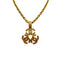 CHANEL VINTAGE NECKLACE TRIPLE COCOMARK GOLD ACCESSORY 94A 90309768 - PURPOSE