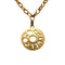CHANEL VINTAGE CHAIN NECKLACE CIRCLE LOGO GOLD ACCESSORY 90309774 - PURPOSE