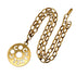 CHANEL VINTAGE CHAIN NECKLACE CIRCLE LOGO GOLD ACCESSORY 90309774 - PURPOSE