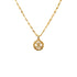 CHANEL VINTAGE NECKLACE COCOMARK RHINESTONE GOLD ACCESSORY 90309776 - PURPOSE