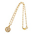 CHANEL VINTAGE NECKLACE COCOMARK RHINESTONE GOLD ACCESSORY 90309776 - PURPOSE