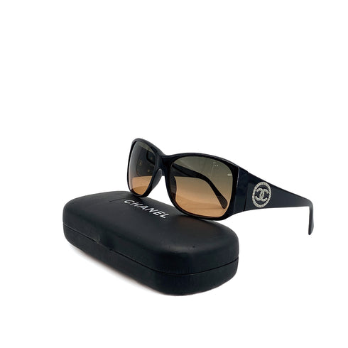 CHANEL VINTAGE SUNGLASSES COCOMARK FAUX PEARL BLACK EYEWEAR 90309777 - PURPOSE