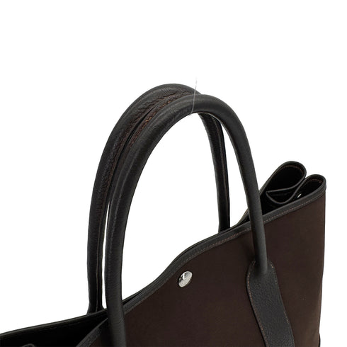 HERMES GARDEN PARTY 36 PM MARRON TOILE OFFICIER TOTE BAG □I 90309781 - PURPOSE