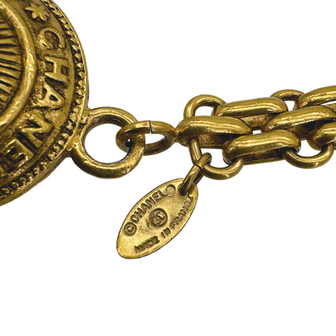CHANEL VINTAGE CHARM KEY HOLDER LOGO 1990 GOLD ACCESSORY 90309784 - PURPOSE