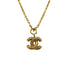 CHANEL VINTAGE NECKLACE MATELASSE COCOMARK GOLD ACCESSORY 90309785 - PURPOSE