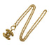 CHANEL VINTAGE NECKLACE MATELASSE COCOMARK GOLD ACCESSORY 90309785 - PURPOSE