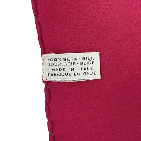 CHANEL VINTAGE SCARF GRIPOA CAMELLIA PATTERN PURPLE PINK SILK 90309786 - PURPOSE