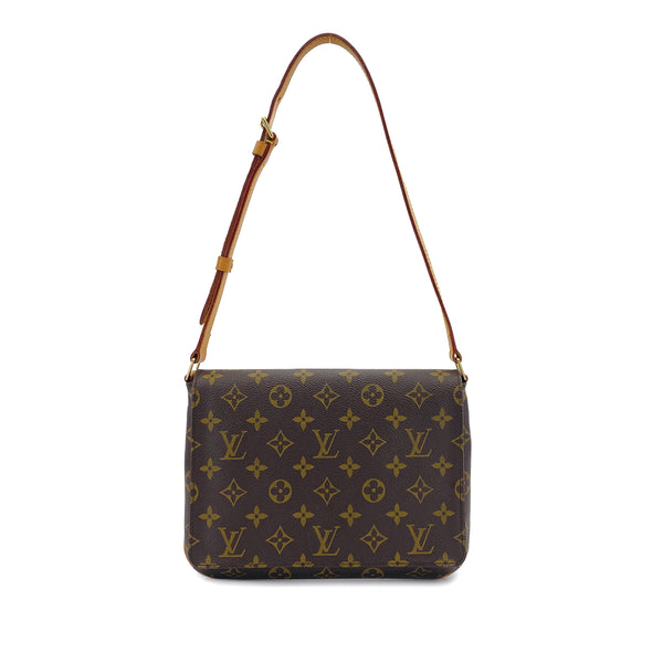 LOUIS VUITTON MONOGRAM MUSETTE TANGO SHORT SHOULDER BAG BROWN M51257 90309790 - PURPOSE