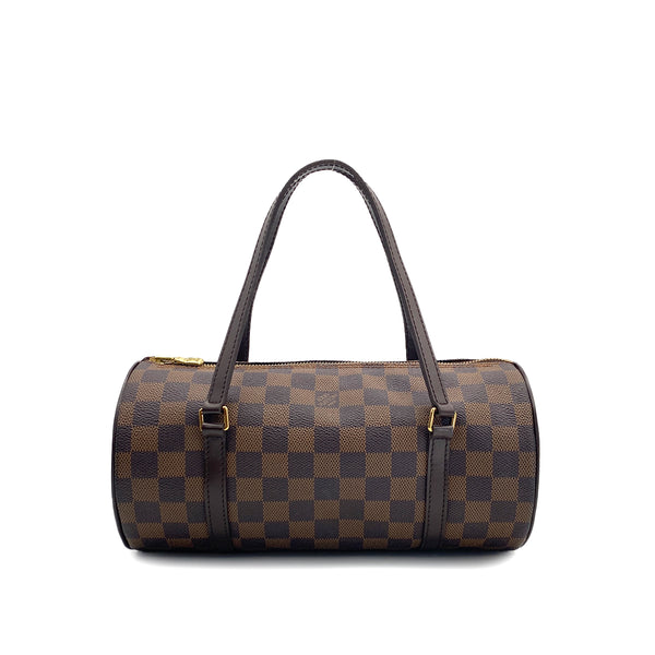 LOUIS VUITTON DAMIER PAPILLON PM HAND BAG EBENE N51304 90309795 - PURPOSE