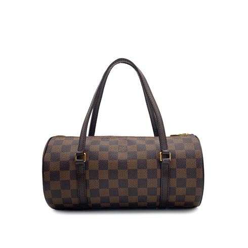 LOUIS VUITTON DAMIER PAPILLON PM HAND BAG EBENE N51304 90309795 - PURPOSE