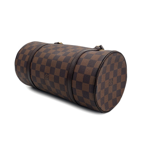 LOUIS VUITTON DAMIER PAPILLON PM HAND BAG EBENE N51304 90309795 - PURPOSE