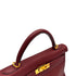 HERMES KELLY 32 RETOURNE ROUGE H TOGO HAND BAG 2004 SQUARE H GOLD HARDWARE 90309799 - PURPOSE