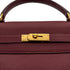 HERMES KELLY 32 RETOURNE ROUGE H TOGO HAND BAG 2004 SQUARE H GOLD HARDWARE 90309799 - PURPOSE