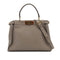 FENDI PEEKABOO REGULAR TORTOISESHELL HAND SHOULDER BAG LEATHER BEIGE 8BN290 90309811 - PURPOSE