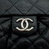 CHANEL MATELASSE COCOMARK CHAIN AROUND SHOULDER BAG BLACK LEATHER 90309812 - PURPOSE
