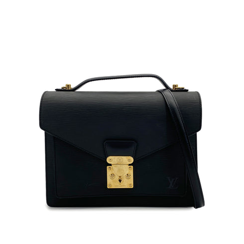 LOUIS VUITTON EPI MONCEAU HAND SHOULDER BAG NOIR LEATHER M52122 90309813 - PURPOSE