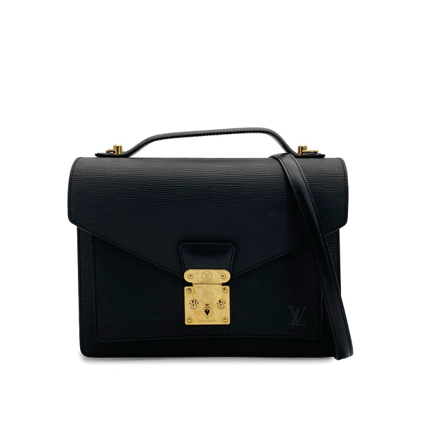 LOUIS VUITTON EPI MONCEAU HAND SHOULDER BAG NOIR LEATHER M52122 90309813 - PURPOSE