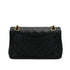 CHANEL VINTAGE CLASSIC FLAP SMALL CHAIN SHOULDER BAG BLACK LAMB SKIN 90309816 - PURPOSE