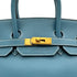 HERMES BIRKIN 35 BLUE JEAN SWIFT HAND BAG □B GOLD HARDWARE 90309820 - PURPOSE