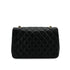 CHANEL VINTAGE MATELASSE HALF MOON CHAIN SHOULDER BAG BLACK LAMB SKIN 90309821 - PURPOSE