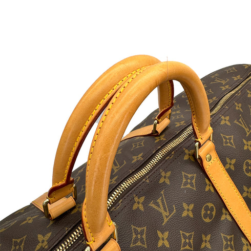LOUIS VUITTON MONOGRAM KEEPALL BANDOULIERE 60 LUGGAGE BROWN M41412 90309822 - PURPOSE