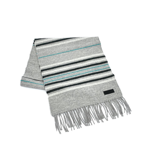 HERMES ROCABAR WINTER SCARF GRIS CHINE CASHMERE ACCESSORY 90309827 - PURPOSE