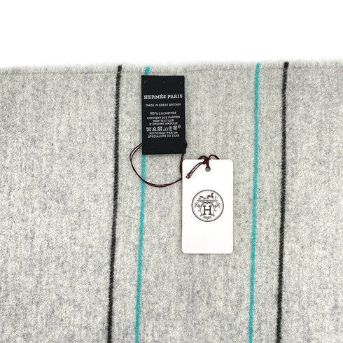 HERMES ROCABAR WINTER SCARF GRIS CHINE CASHMERE ACCESSORY 90309827 - PURPOSE