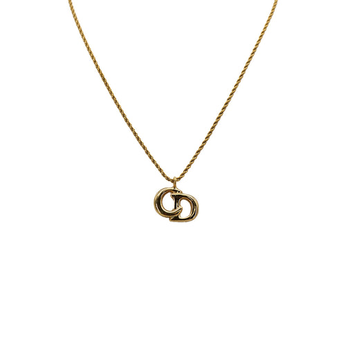 CHRISTIAN DIOR NECKLACE CD LOGO GOLD ACCESSORY 90309828 - PURPOSE