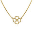 CHANEL VINTAGE NECKLACE COCOMARK CLOVER MOTIF GOLD ACCESSORY 90309830 - PURPOSE