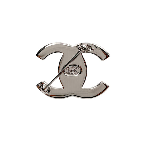 CHANEL VINTAGE TURN LOCK BROOCH SILVER ACCESSORY 96A 90309832 - PURPOSE