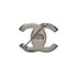CHANEL VINTAGE TURN LOCK BROOCH SILVER ACCESSORY 96A 90309832 - PURPOSE