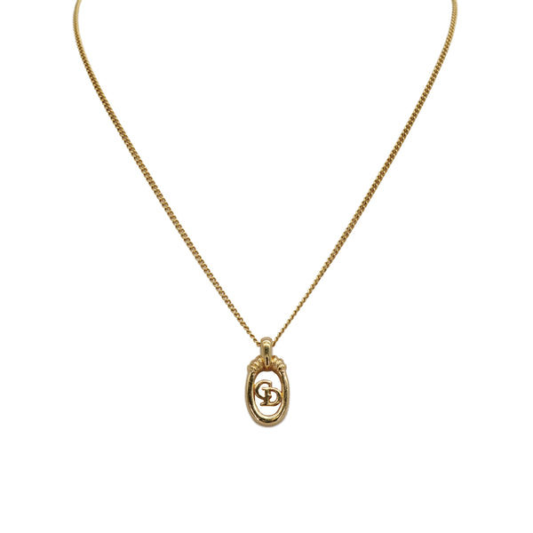 CHRISTIAN DIOR NECKLACE LOGO GOLD ACCESSORY 90309834 - PURPOSE