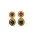 CHRISTIAN DIOR EARRINGS CRYSTAL DROP COLOR STONE GOLD ACCESSORY 90309835 - PURPOSE