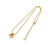 CHRISTIAN DIOR NECKLACE HEART PLATE LOGO GOLD ACCESSORY 90309839 - PURPOSE
