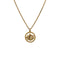 CHRISTIAN DIOR NECKLACE EMBLEM CIRCLE LOGO GOLD ACCESSORY 90309840 - PURPOSE
