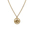 CHRISTIAN DIOR NECKLACE EMBLEM CIRCLE LOGO GOLD ACCESSORY 90309840 - PURPOSE