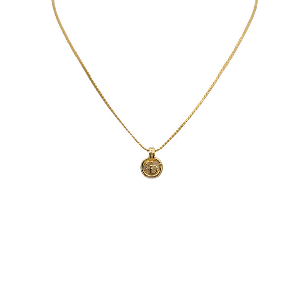 CHRISTIAN DIOR NECKLACE CD LOGO GOLD ACCESSORY 90309846 - PURPOSE