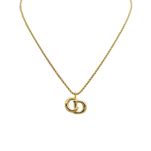 CHRISTIAN DIOR NECKLACE CD LOGO GOLD ACCESSORY 90309847 - PURPOSE