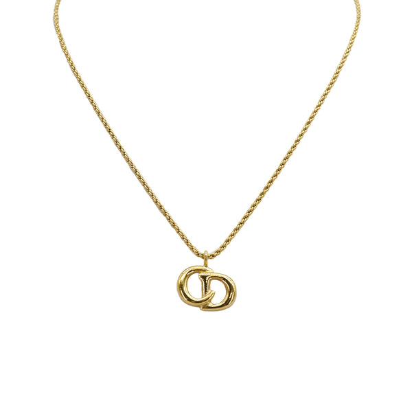 CHRISTIAN DIOR NECKLACE CD LOGO GOLD ACCESSORY 90309847 - PURPOSE