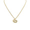 CHRISTIAN DIOR NECKLACE CD LOGO GOLD ACCESSORY 90309847 - PURPOSE