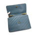 CHANEL VINTAGE BIAS STITCH CHAIN SHOULDER BAG BLUE CAVIAR SKIN 90310126 - PURPOSE