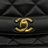 CHANEL VINTAGE DIANA MEDIUM CHAIN SHOULDER BAG BLACK LAMB SKIN 90310129 - PURPOSE