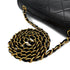 CHANEL VINTAGE DIANA MEDIUM CHAIN SHOULDER BAG BLACK LAMB SKIN 90310129 - PURPOSE
