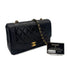 CHANEL VINTAGE DIANA MEDIUM CHAIN SHOULDER BAG BLACK LAMB SKIN 90310129 - PURPOSE