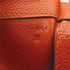 HERMES ETRIBELT ORANGE EVER GRAIN HAND BAG □Q PALLADIUM HARDWARE 90310132