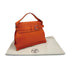 HERMES ETRIBELT ORANGE EVER GRAIN HAND BAG □Q PALLADIUM HARDWARE 90310132