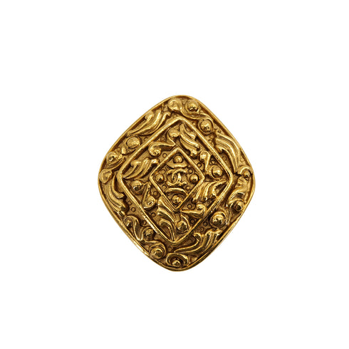 CHANEL VINTAGE COCOMARK BROOCH GOLD ACCESSORY 90310135 - PURPOSE