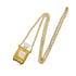 CHANEL VINTAGE NECKLACE PERFUME NO19 GOLD ACCESSORY 90310139 - PURPOSE