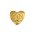 CHANEL VINTAGE COCOMARK HEART BROOCH GOLD ACCESSORY 95P 90310140 - PURPOSE